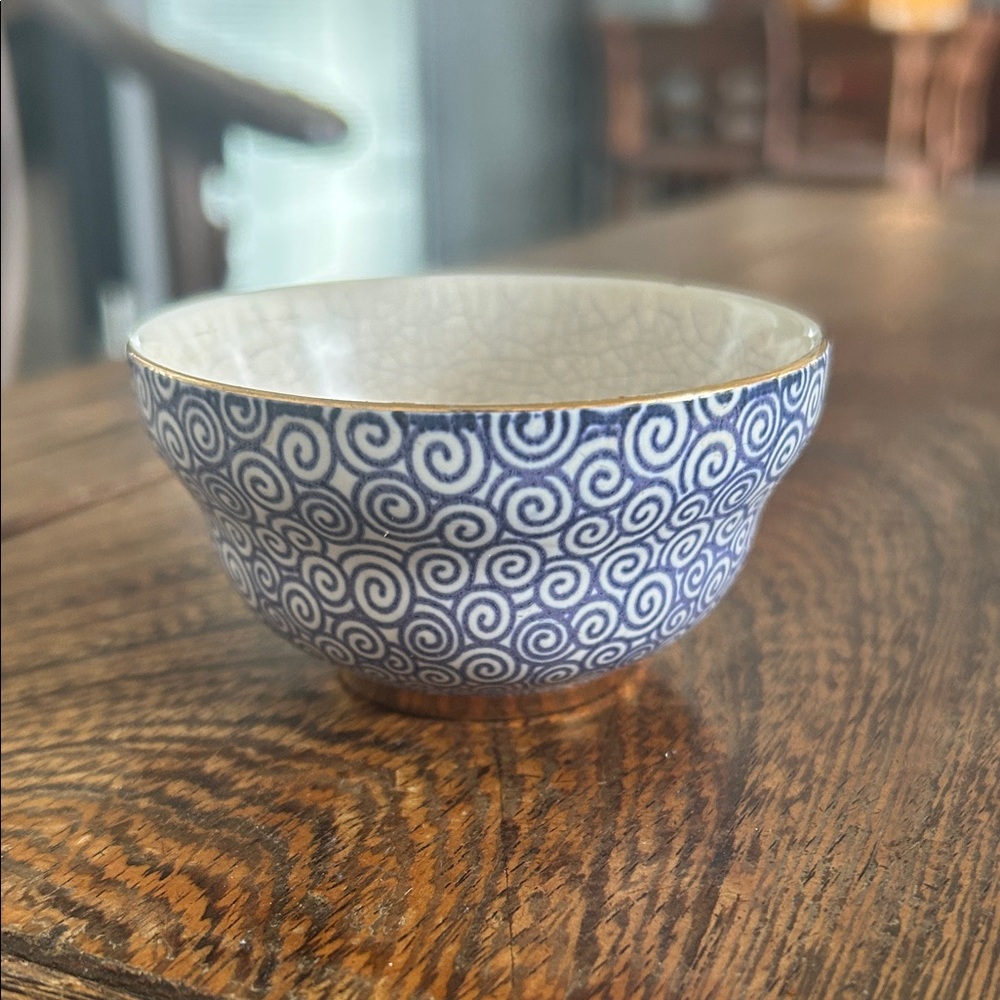 NOBULL Blue Swirl Ceramic Bowl